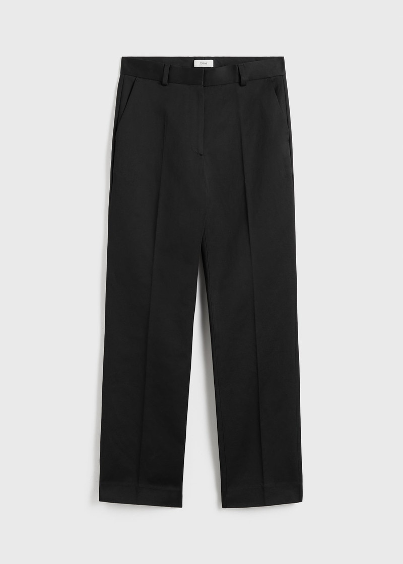 Tailored chinos black 1