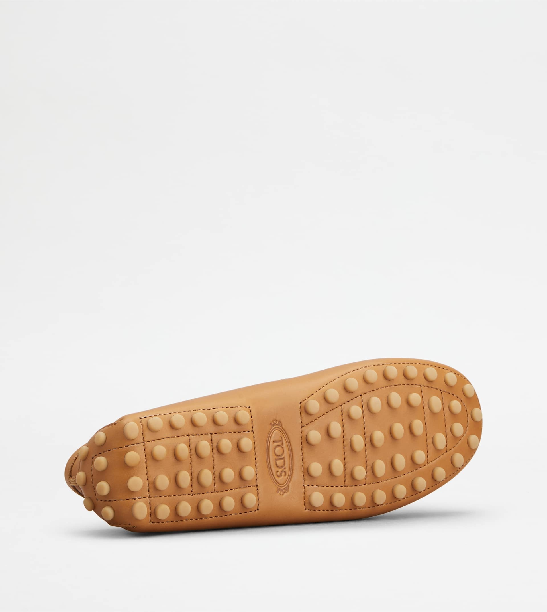 GOMMINO DRIVING SHOES IN LEATHER - BROWN - 4