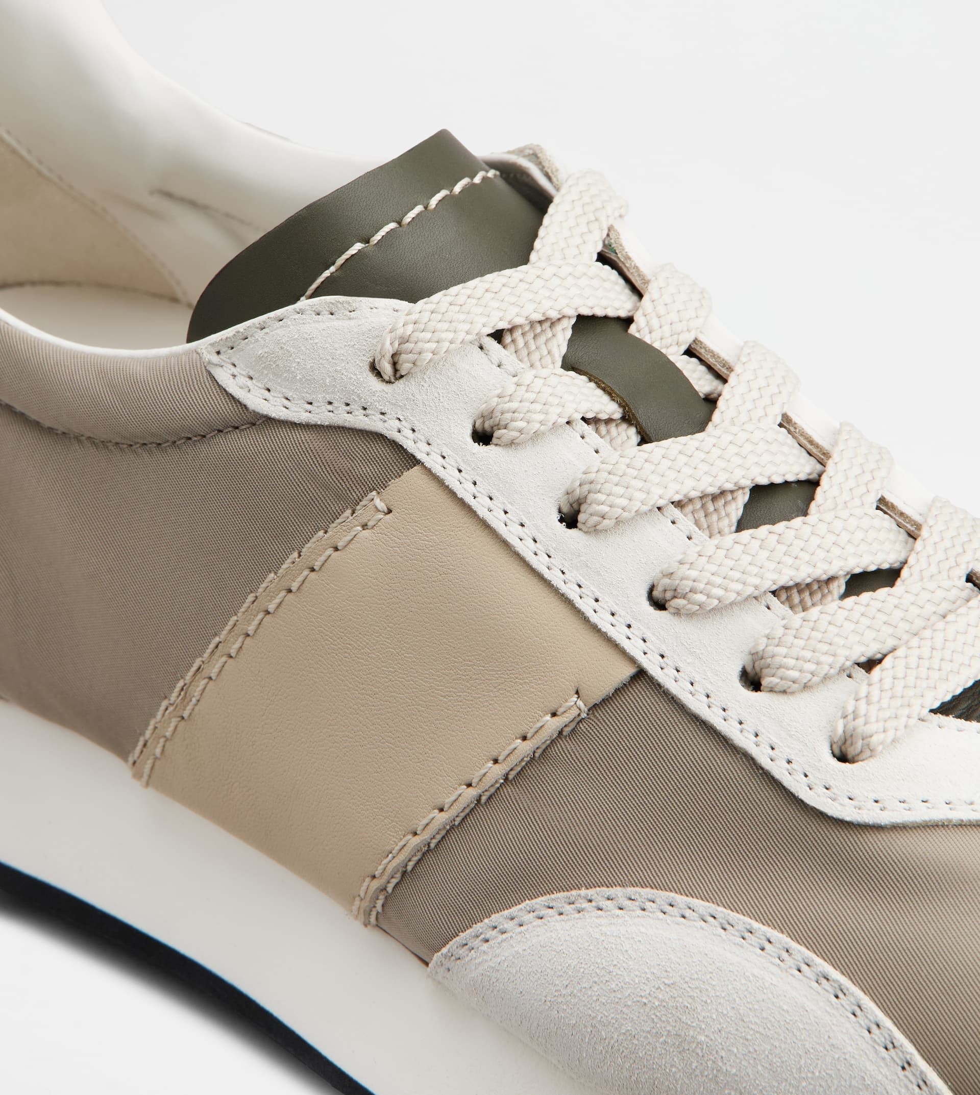 T VINTAGE SNEAKERS TOD'S•X CAPSULE COLLECTION - BEIGE, OFF WHITE, GREEN - 6