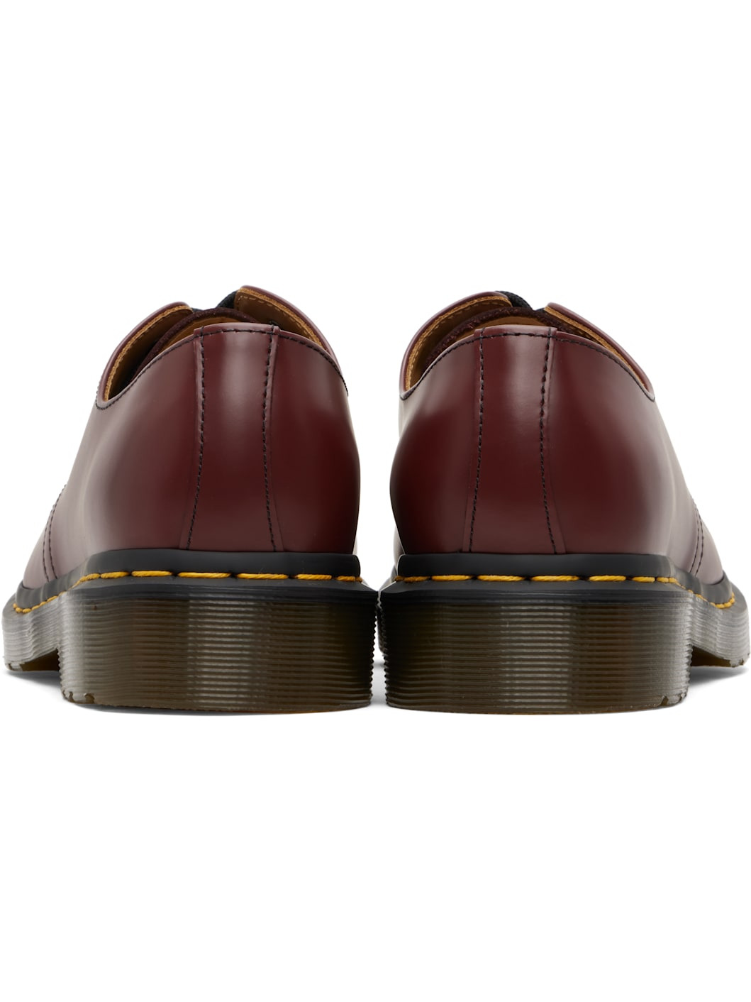 Burgundy 1461 Smooth Leather Oxford Derbys - 2