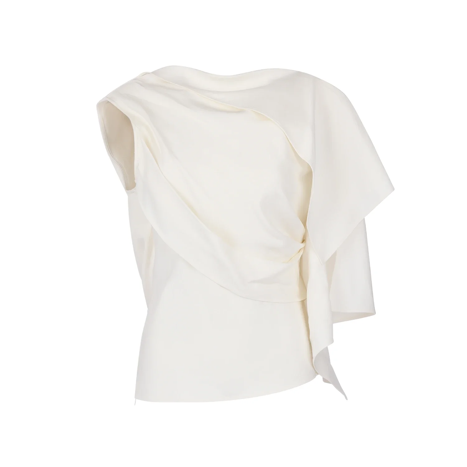 ODEON DRAPED TOP CREAM - 1