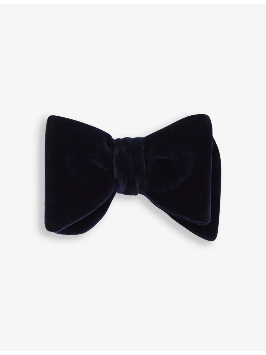 Hike double-layered velvet bow tie - 1