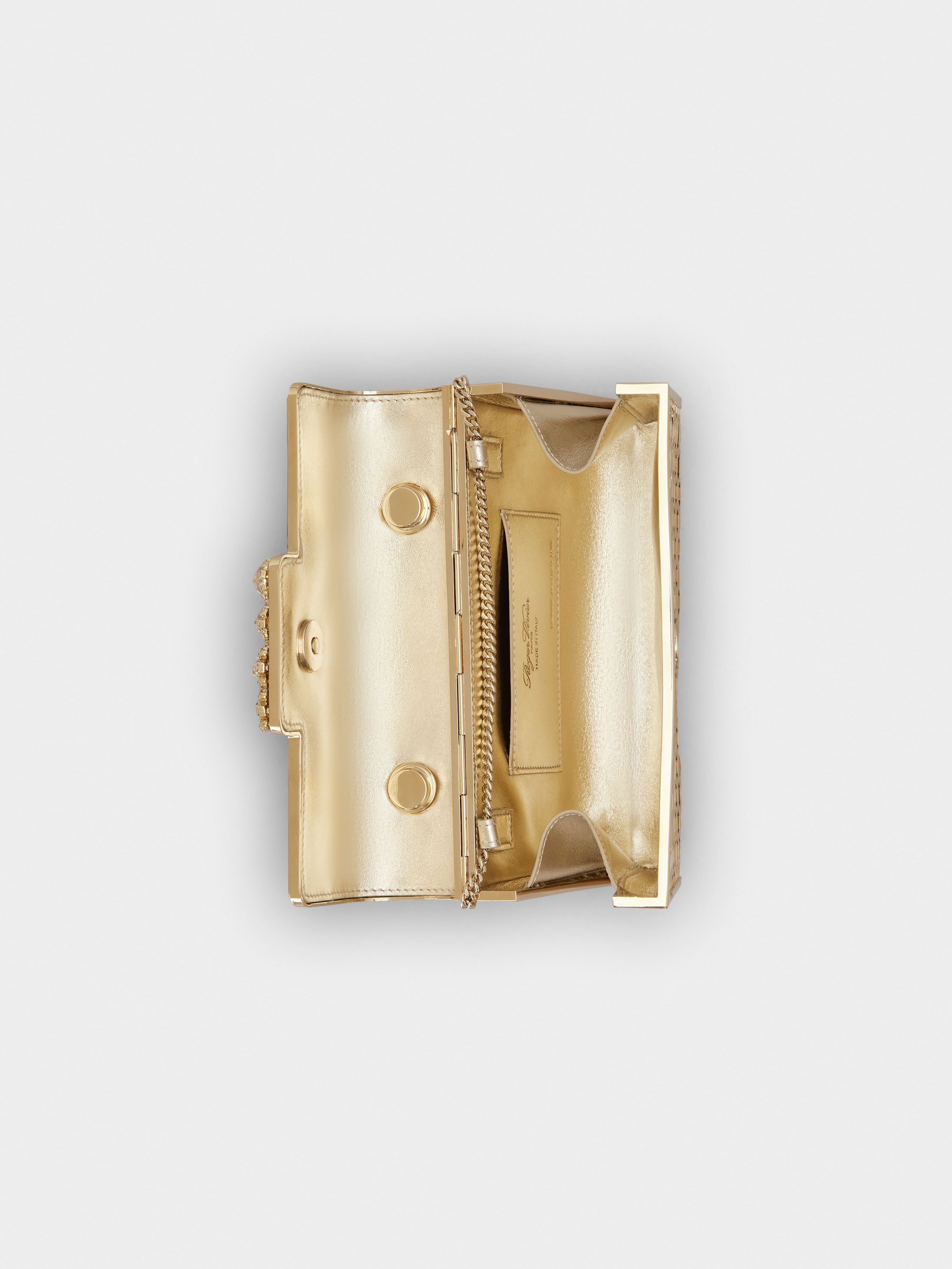 Jewel Efflorescence Mini Bag in metal - 6