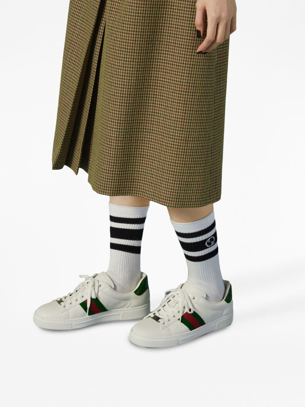 Gucci Women Leather Sneakers - 4