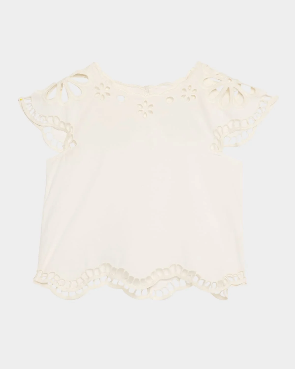 Super Bloom Eyelet Top - 1