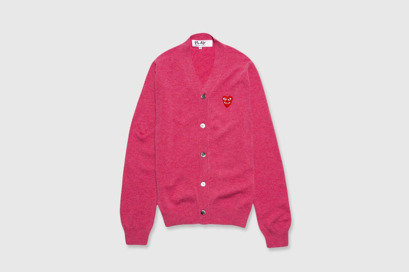 DOUBLE RED HEART CARDIGAN - 1