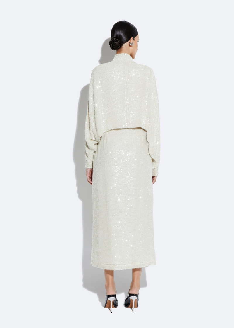 Sequin High Waist Skirt 3