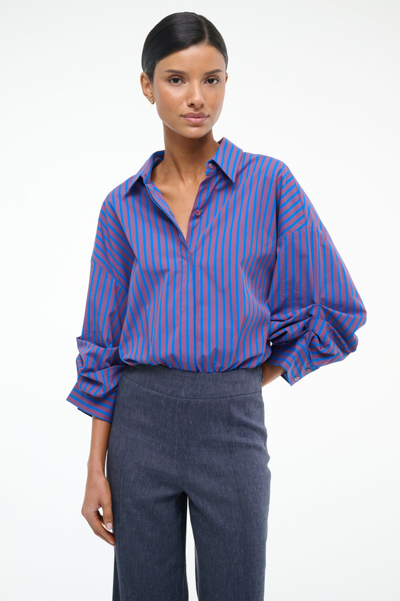 STAUD STAUD TRAVERSE BODYSUIT ATLAS STRIPE outlook