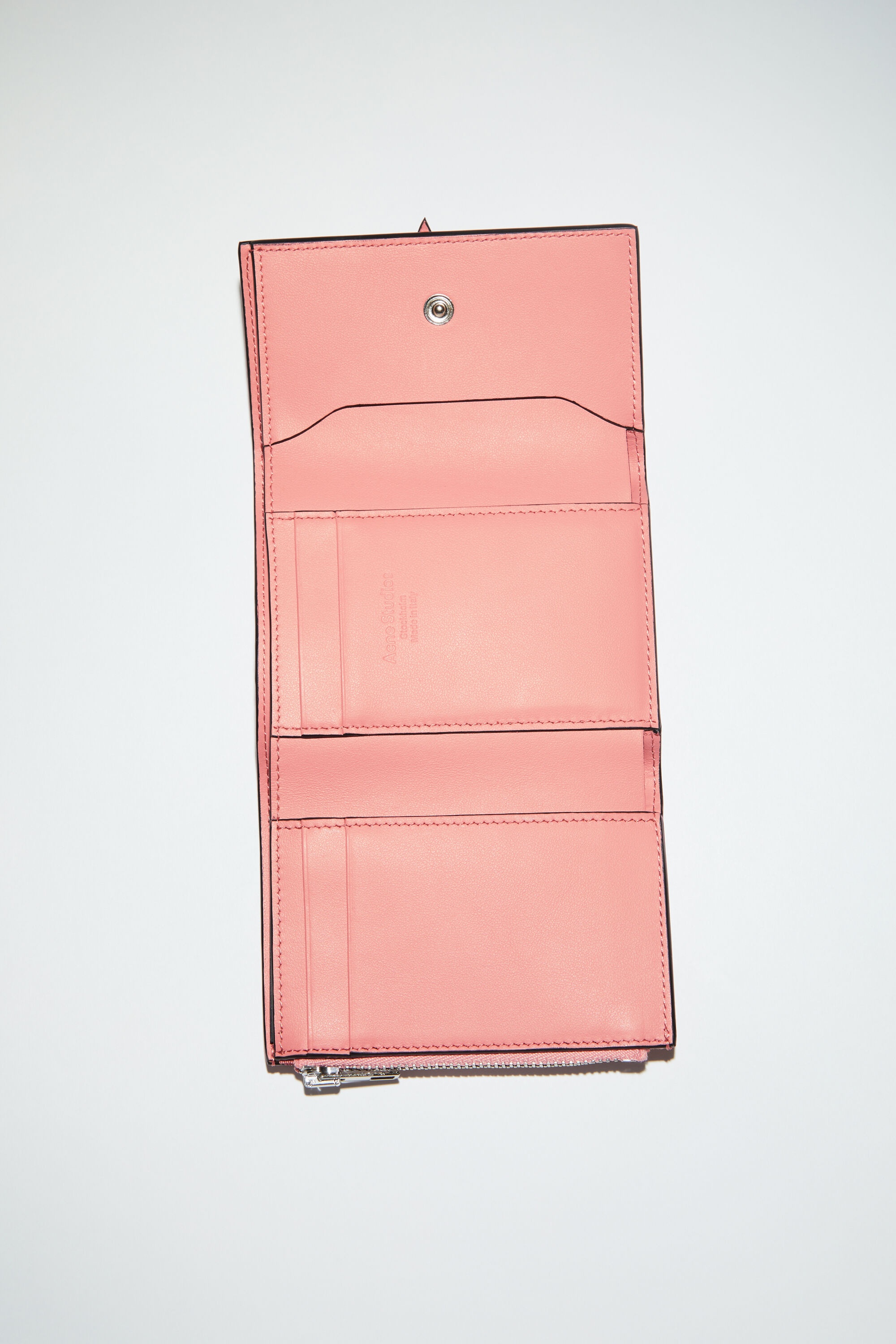 Musubi folded wallet - Salmon pink - 4