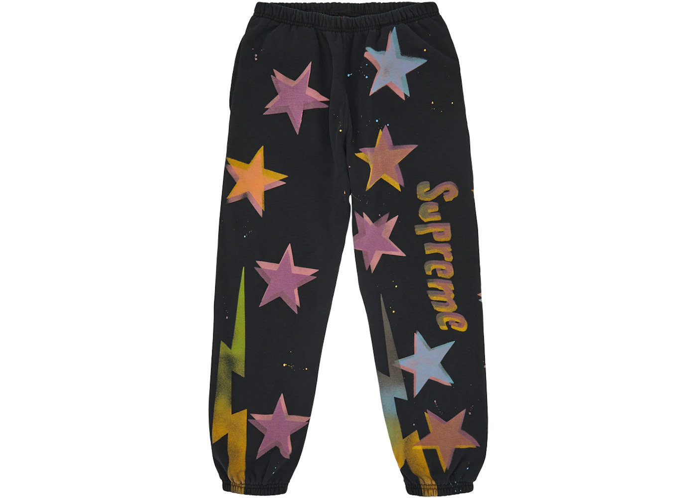 Supreme Gonz Stars Sweatpant Black - 1