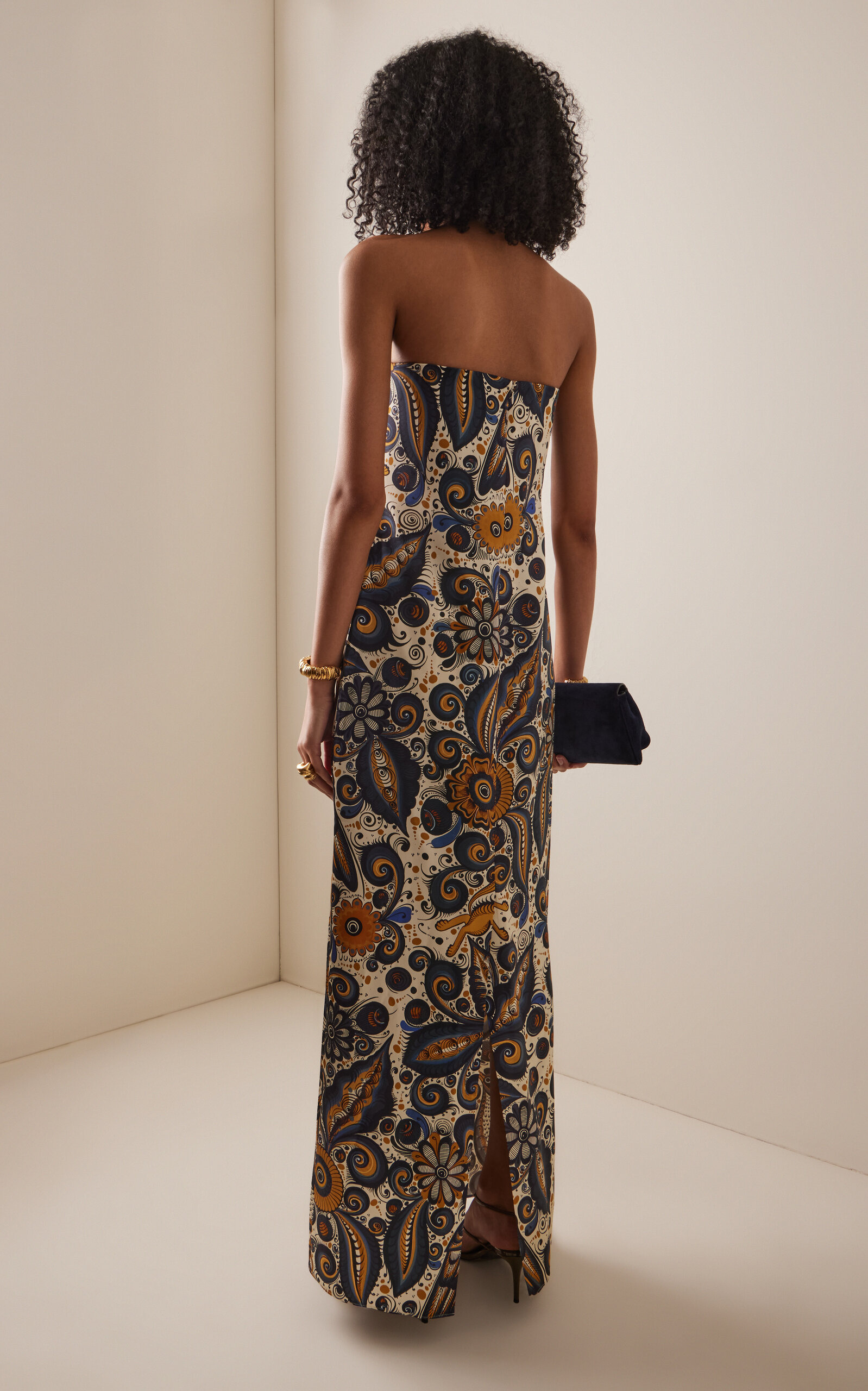 Exclusive Jose de Jesus Silk Dress multi - 5