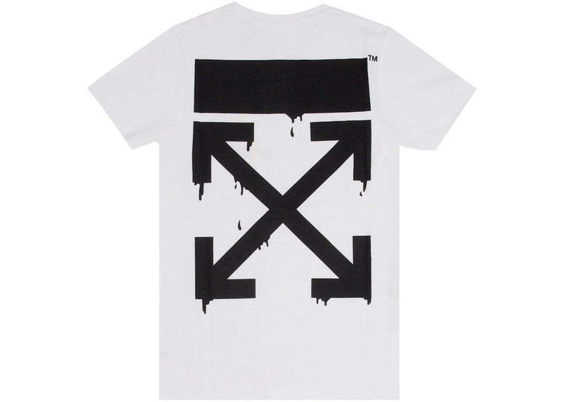 Off-White OFF-WHITE Bart Peace T-Shirt White outlook
