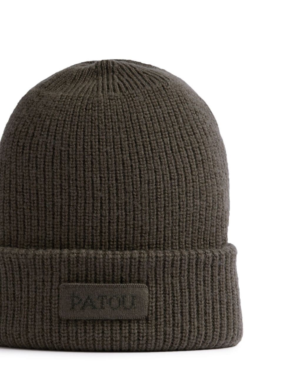 logo-embroidered beanie hat - 2