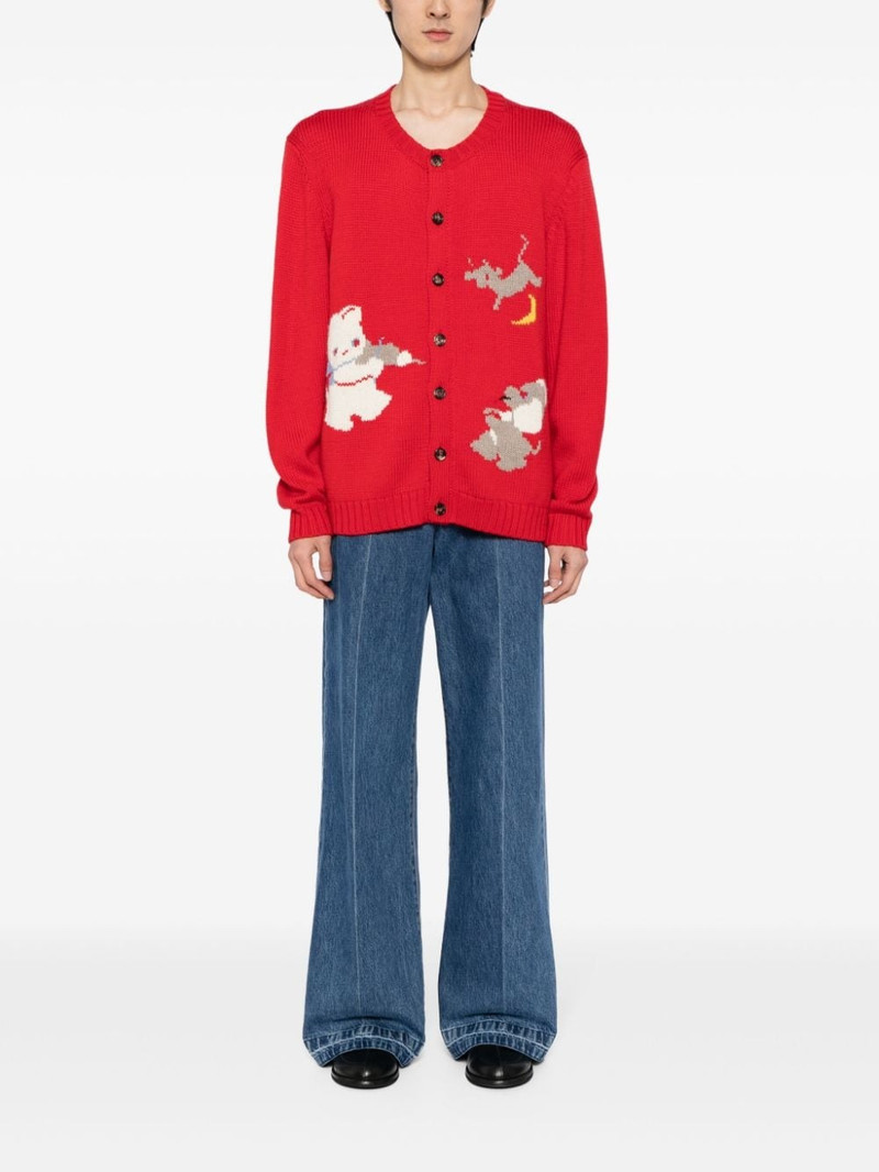 BODE Novelty Prose wool cardigan outlook