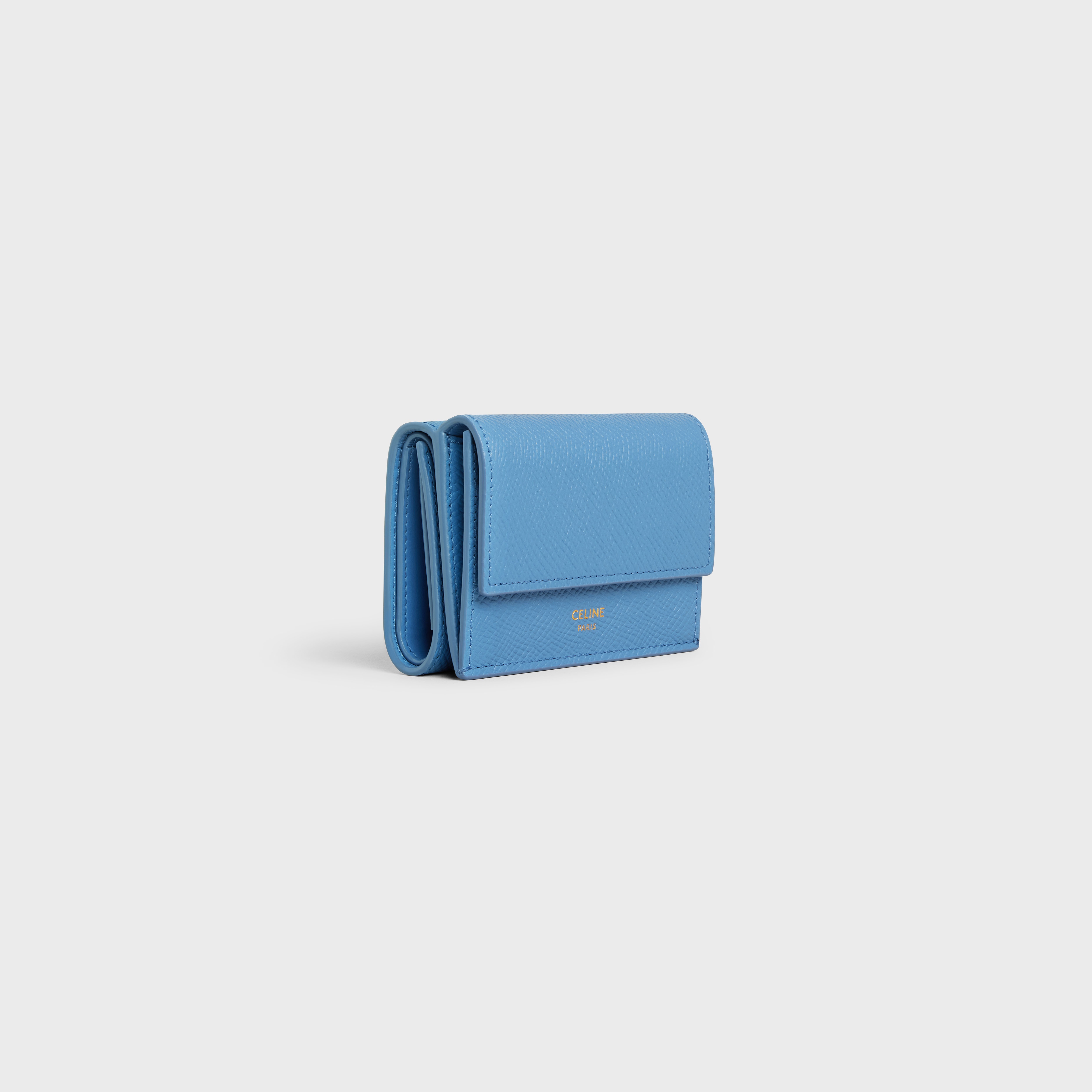 Folded Wallet in Grained Calfskin - 2