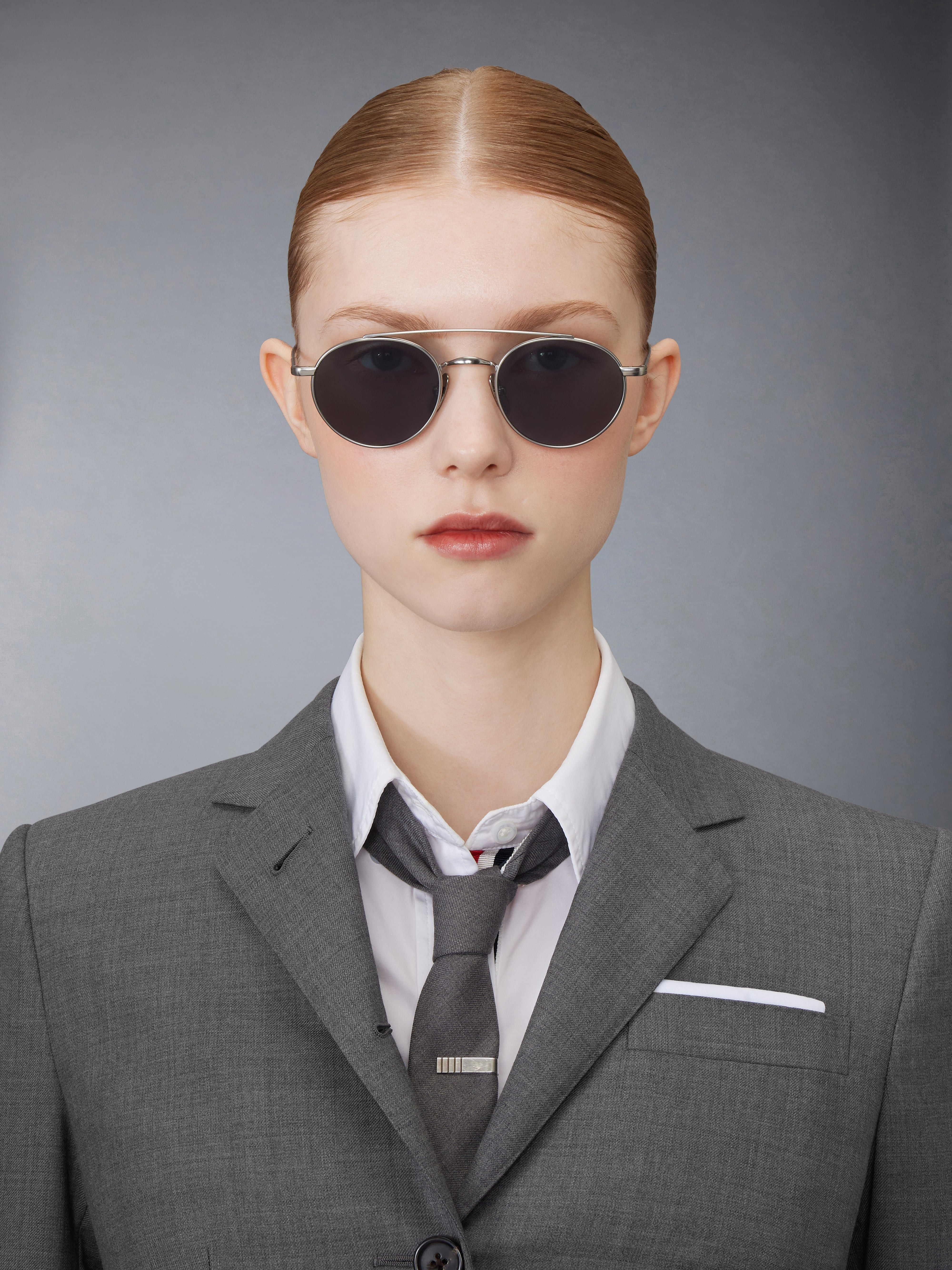 Titanium Round Sunglasses - 2