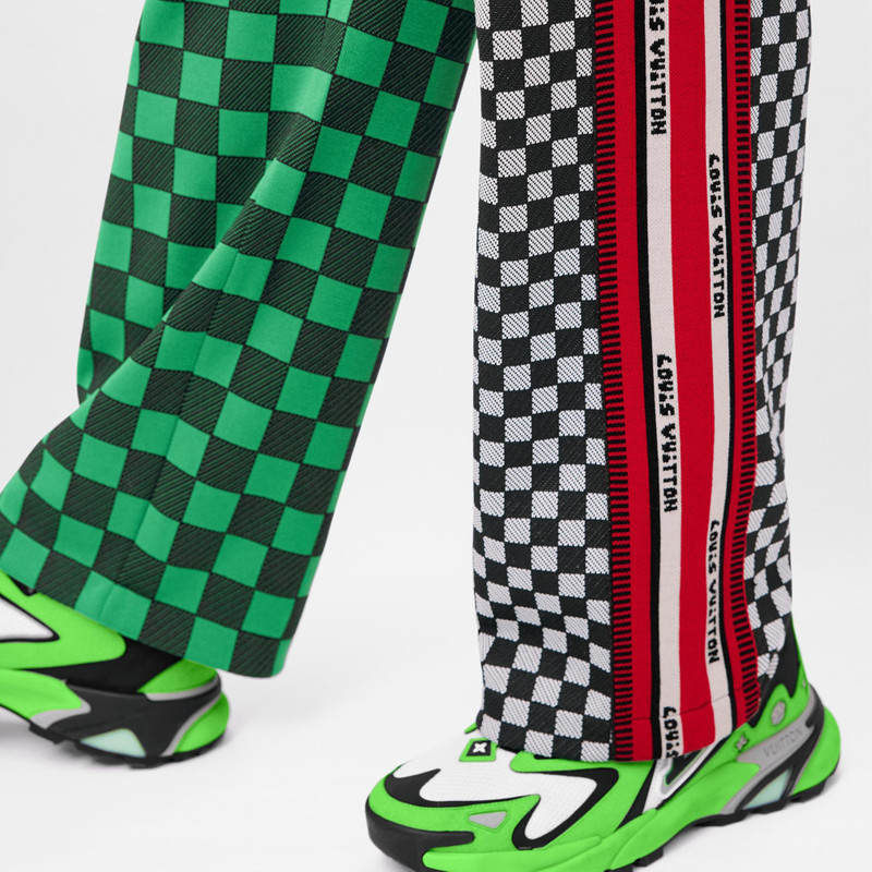 Damier Jacquard Trackpants 4