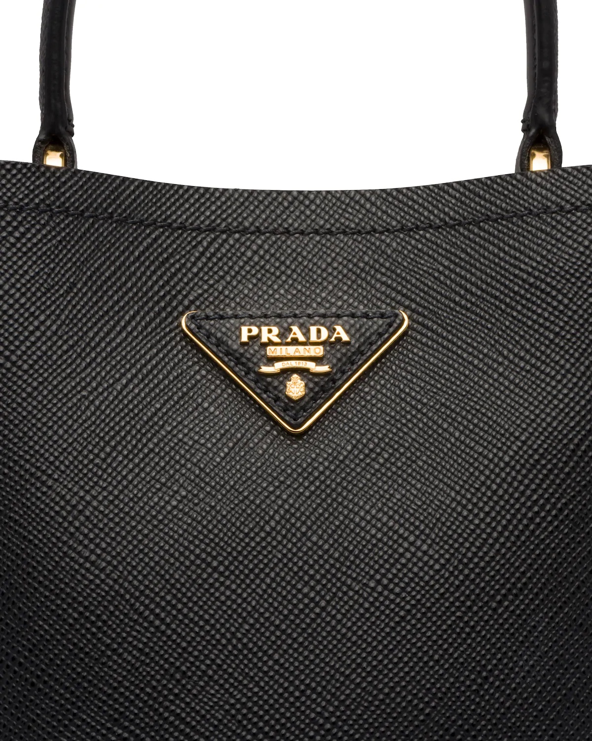 Small Saffiano Leather Prada Panier Bag - 6