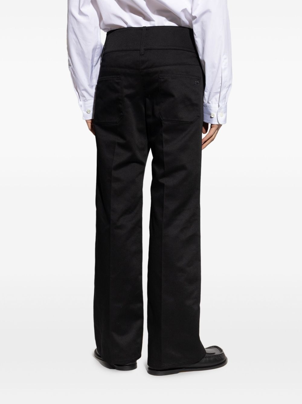 straight-leg trousers - 4