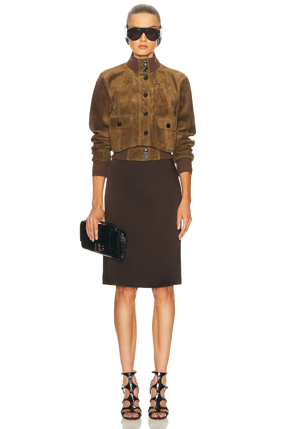 Soft Cashmere Bomber Jacket - 4
