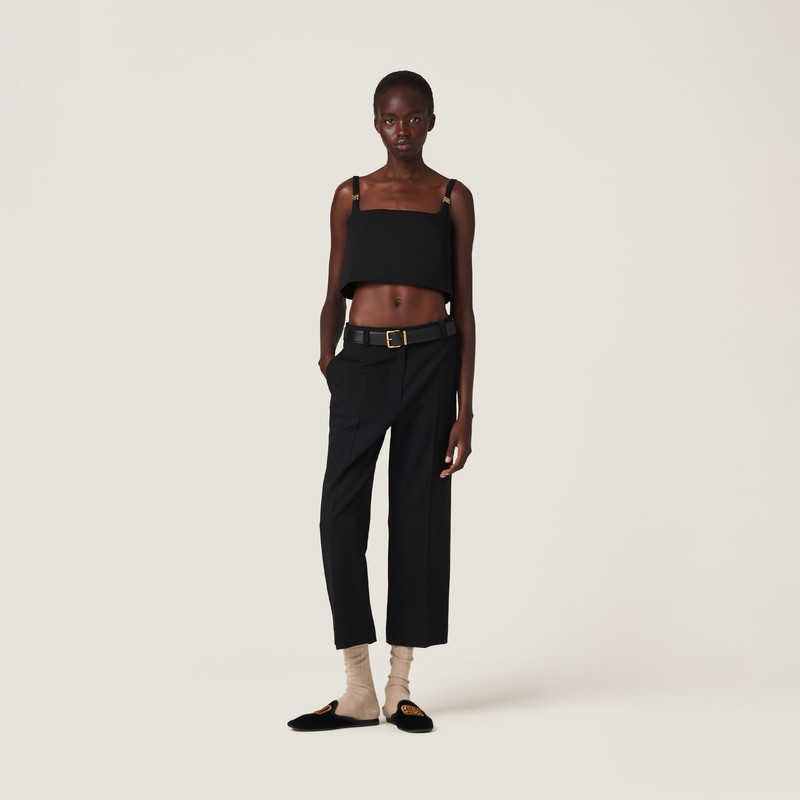 Miu Miu Grain de poudre pants outlook