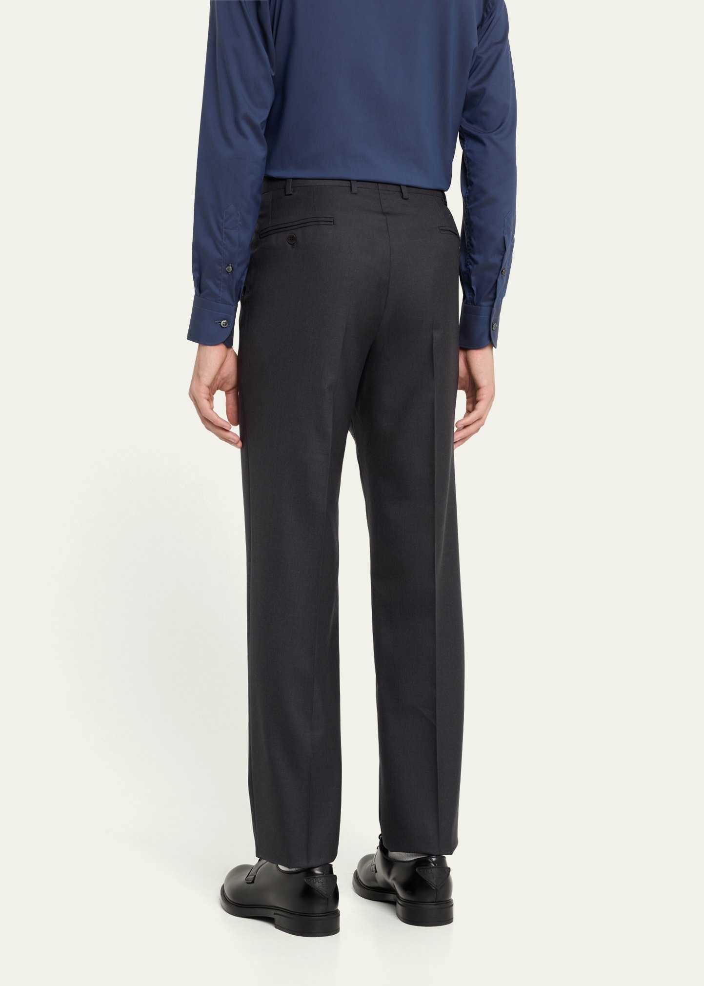 Men's Super 160s Wool Dress Pants - 3
