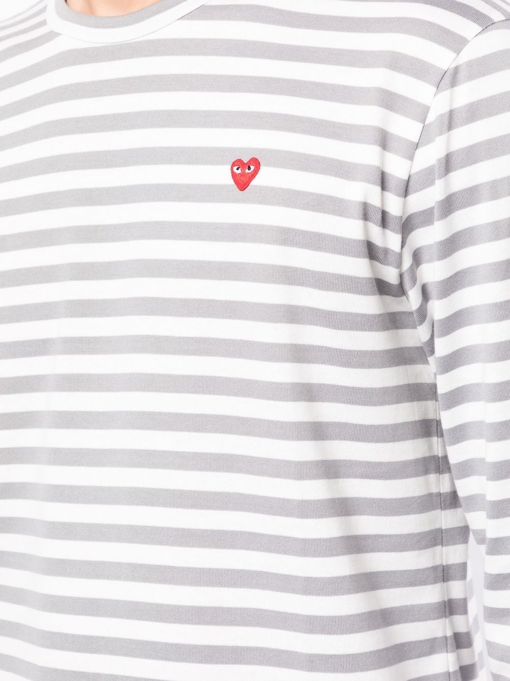 long-sleeve striped T-shirt - 5