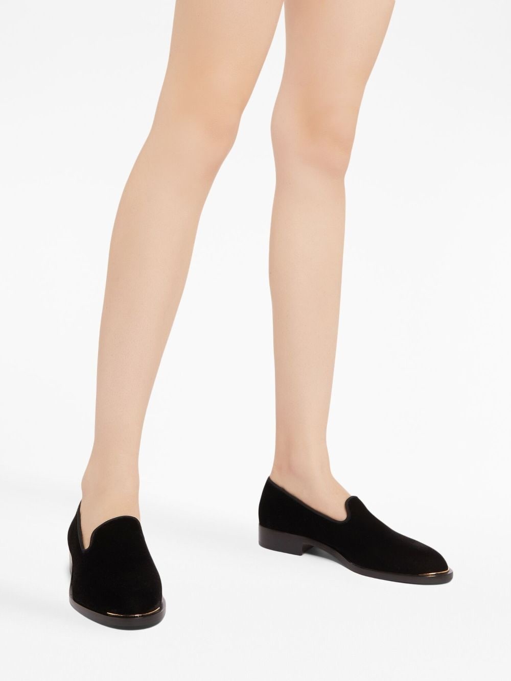 Lydia velvet loafers - 5
