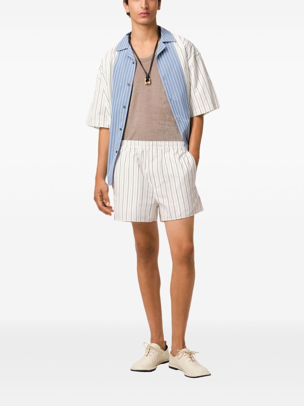 striped shorts - 2