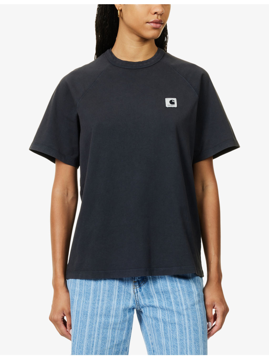 Hudson Logo-Patch Cotton-Jersey T-Shirt - 3
