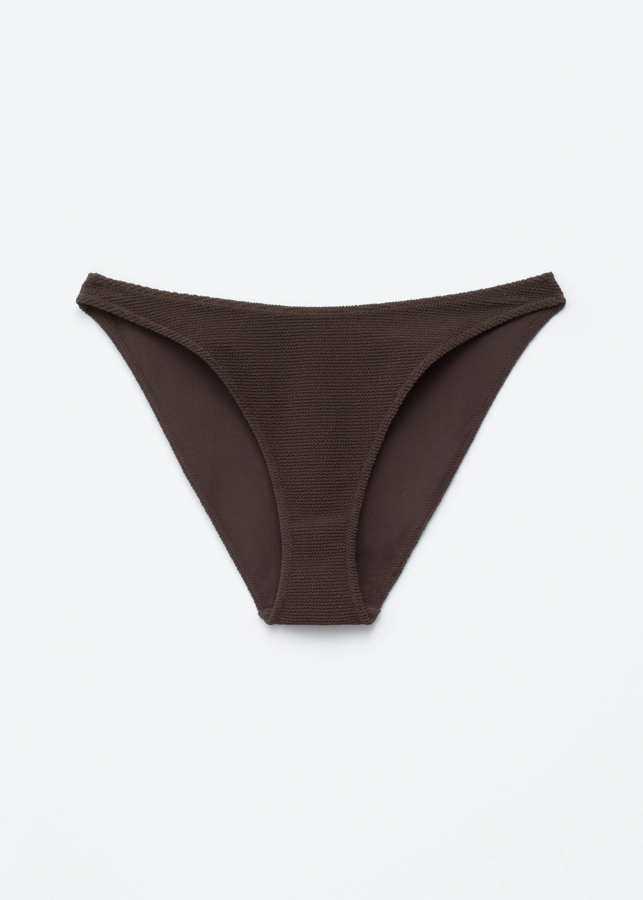 Textured Bikini Bottoms - 1