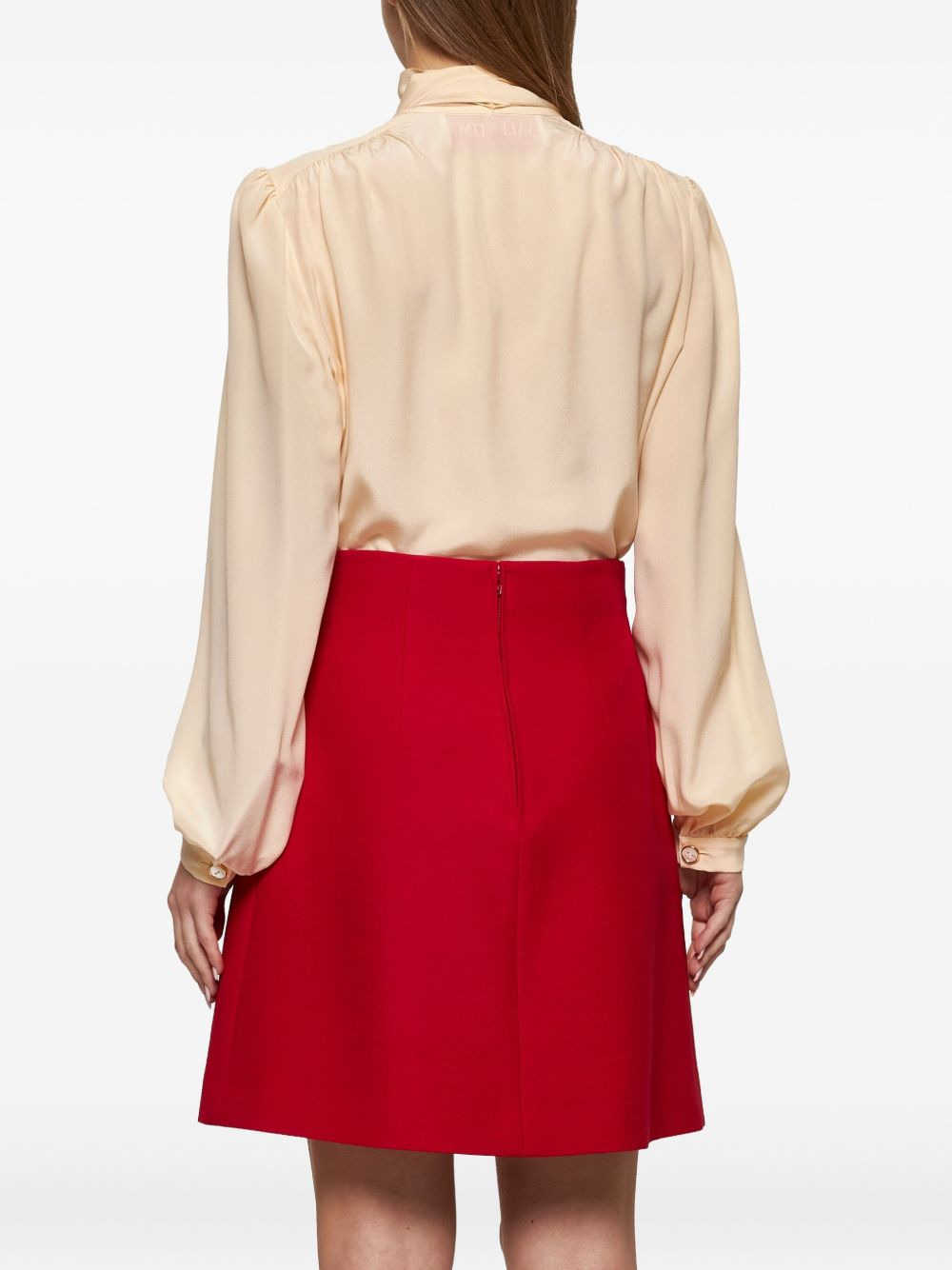 bow detailing a-line skirt - 3