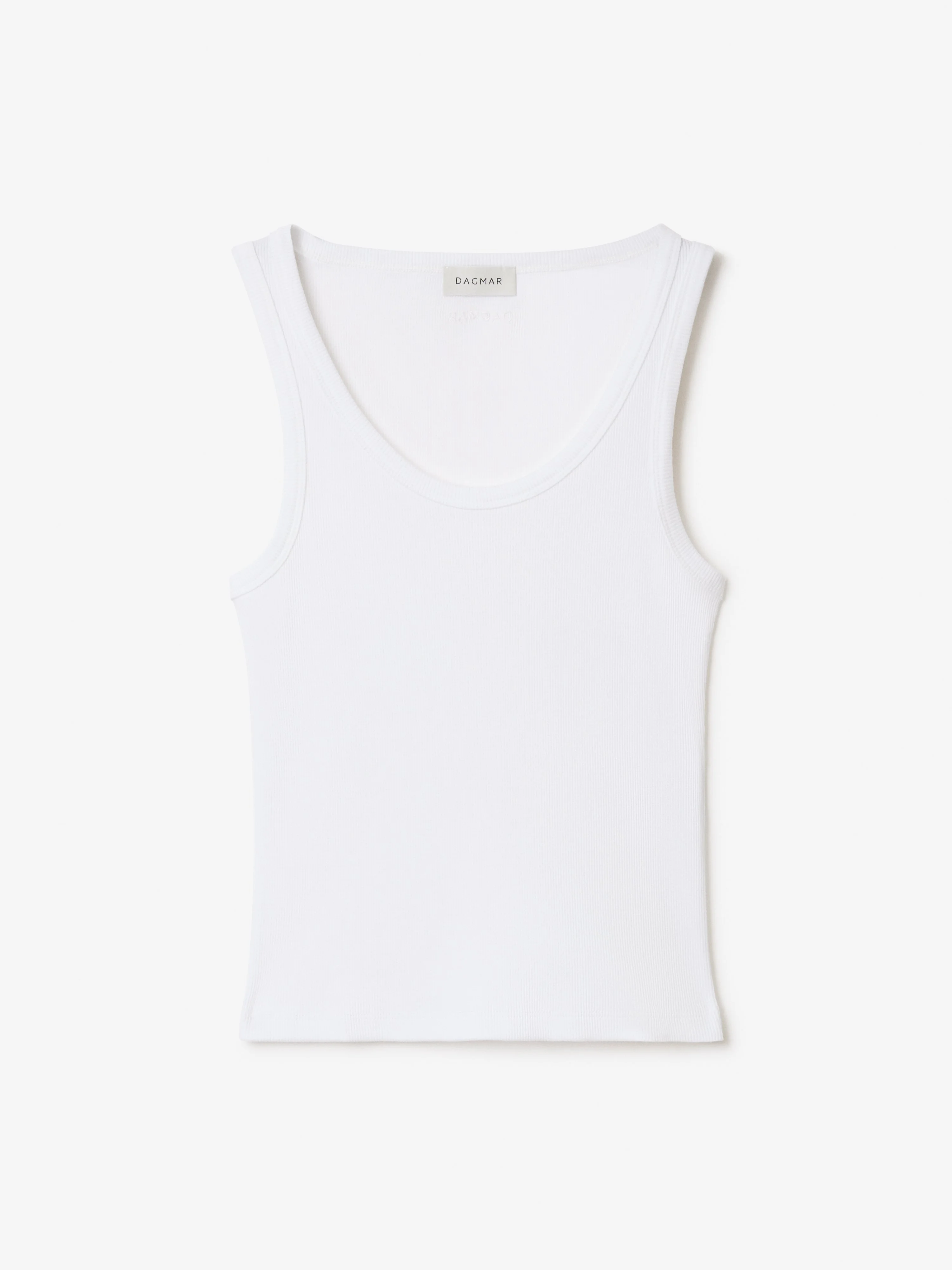 Fitted Rib tank top - 1