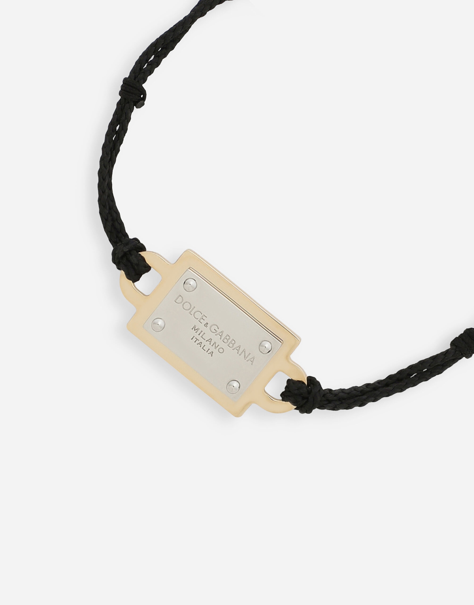 Cord bracelet with Dolce&Gabbana tag - 3