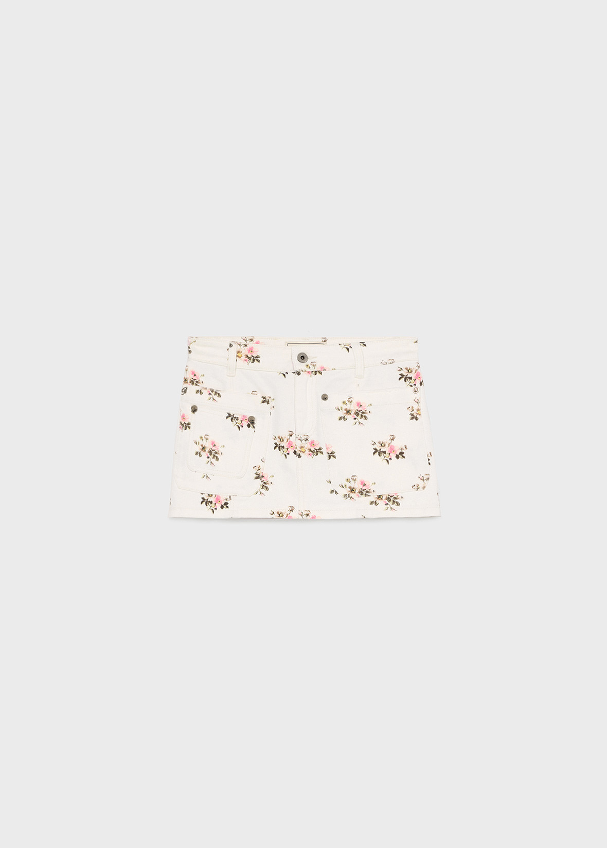 ANIMALIER PRINT MINI SKIRT - 1