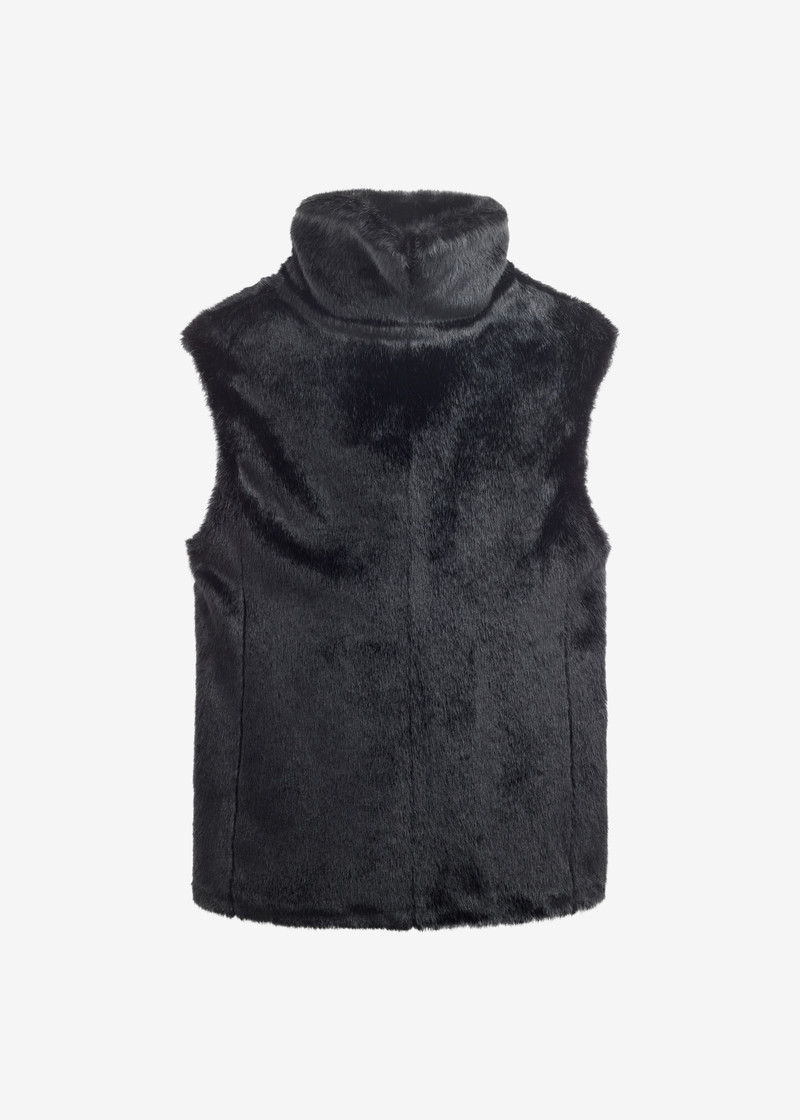 Blaire Funnel Neck Top - Black 6