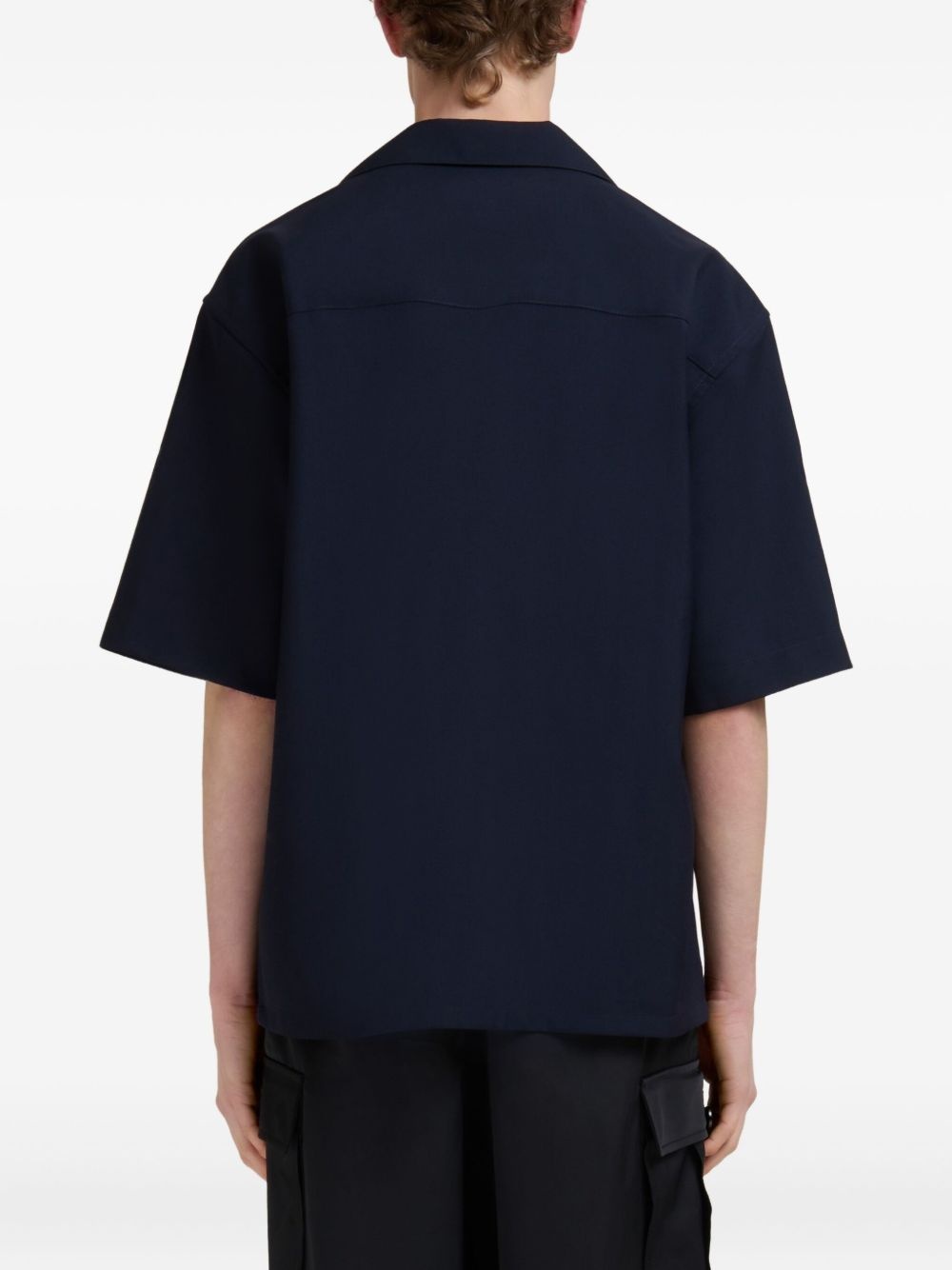 embroidered short-sleeve shirt - 4
