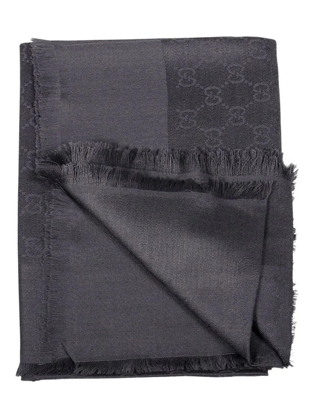 monogram scarf - 1