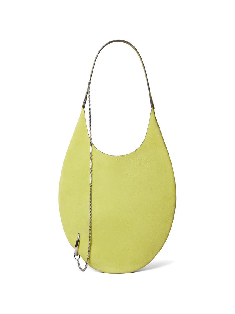 Pierced soft suede bag 1