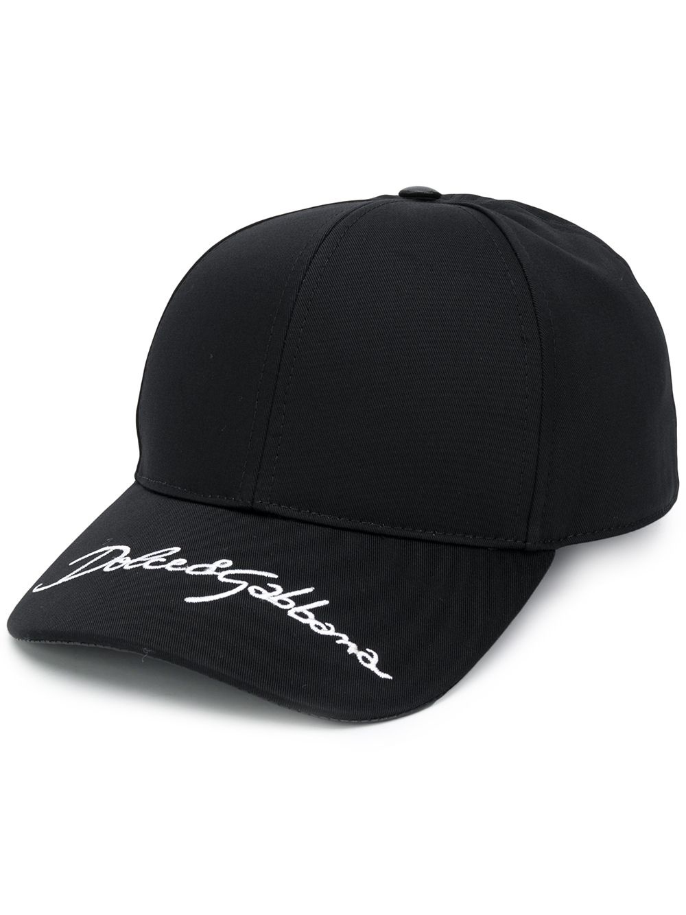 signature logo print adjustable baseball cap - 1