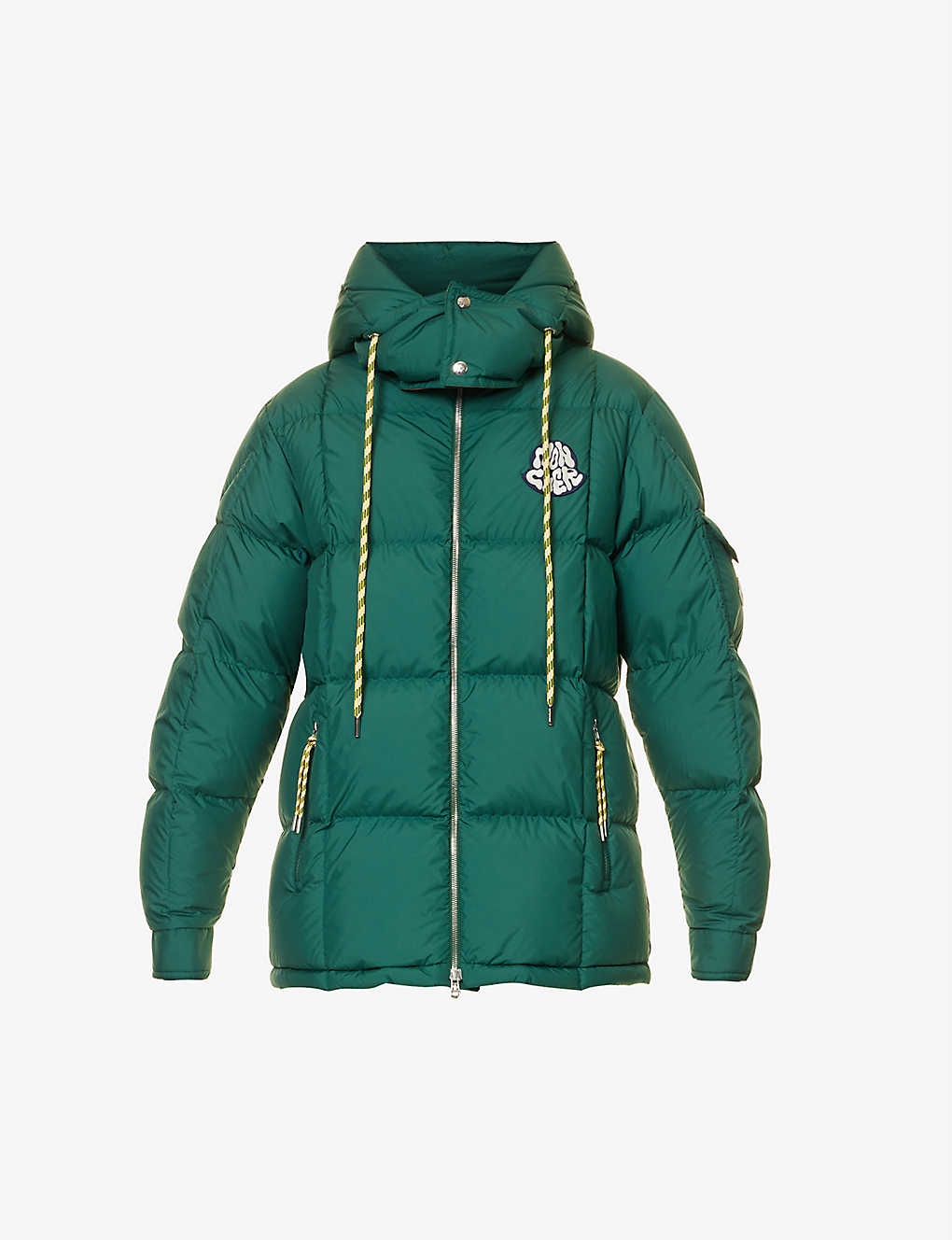 Moncler Mariveles brand-patch detachable-hood shell-down parka