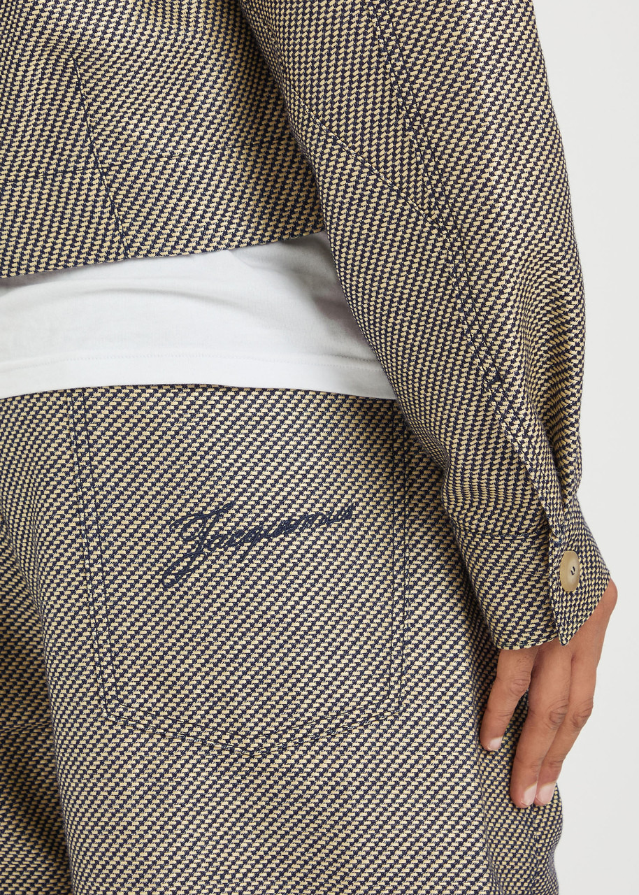 Jacquemus Le De-nîmes Mirada Barrel-leg Canvas Jeans - 5