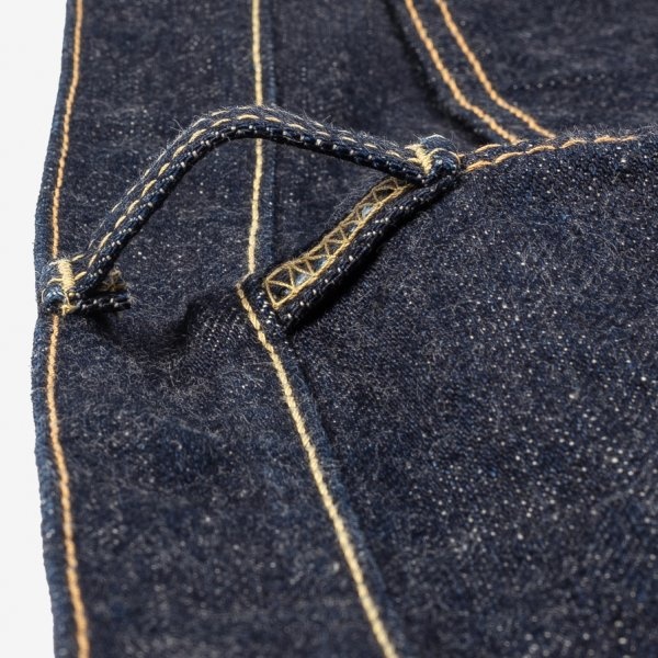 IH-777S-18 18oz Vintage Selvedge Denim Slim Taper Indigo - 11