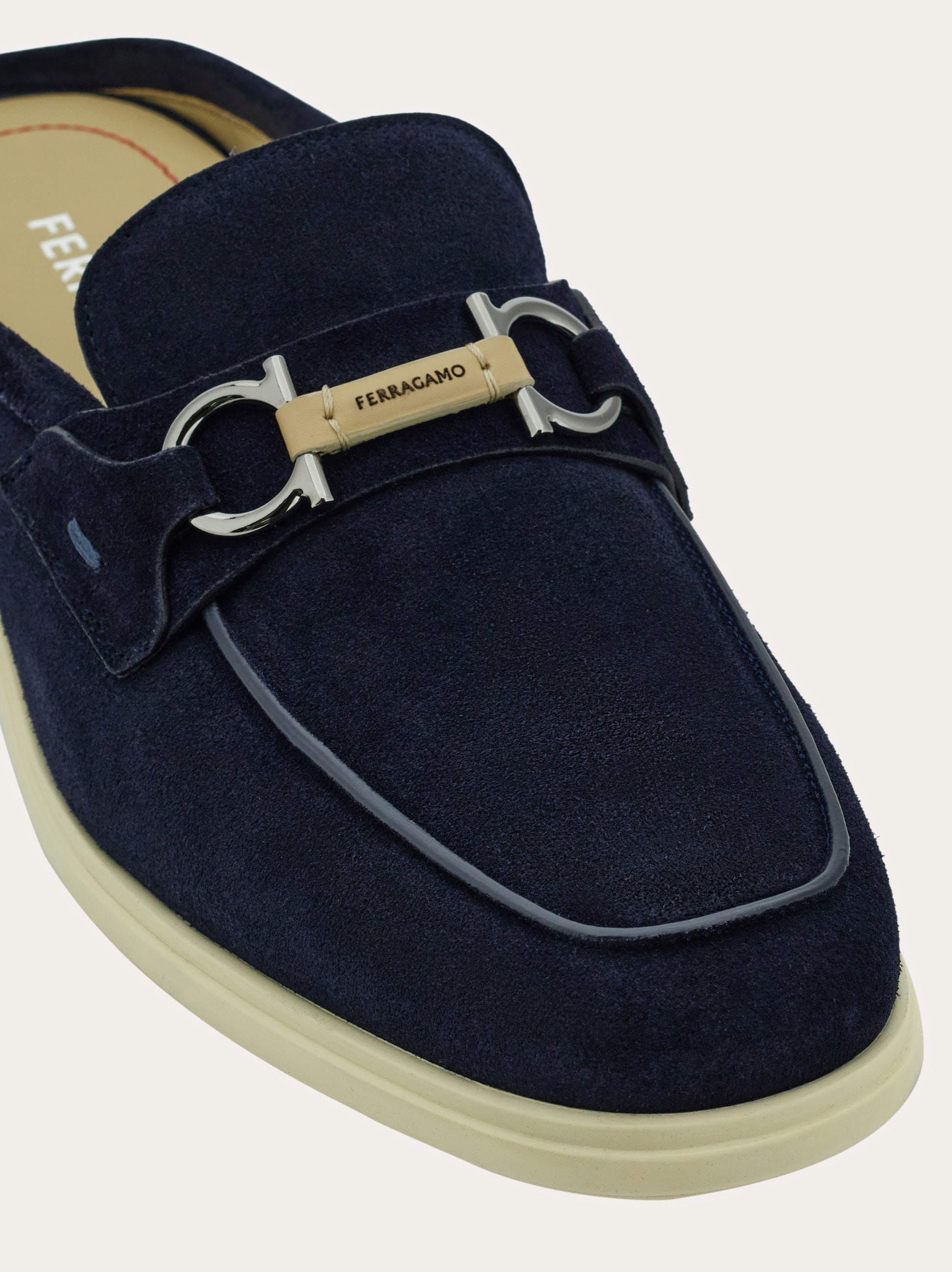 Gancini buckle loafer mule - 7