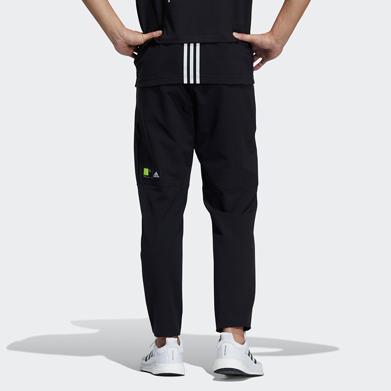 adidas Th Pnt Wv Funct Running Sports Woven Long Pants Black GP0953 - 3