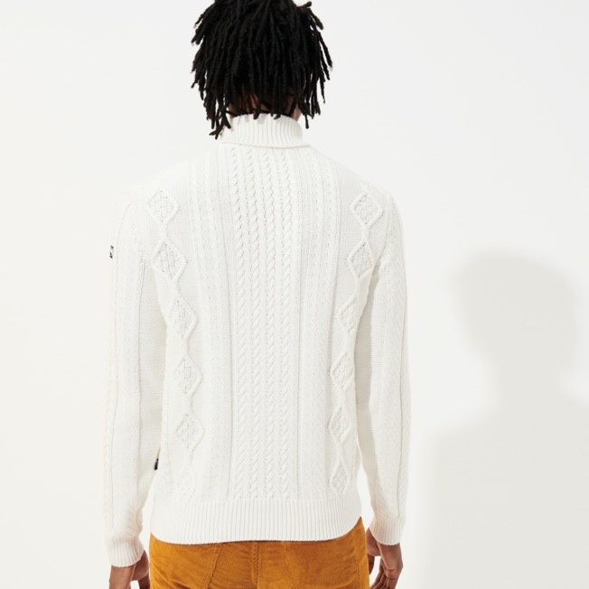 Men Cotton Cashmere Turtle Neck Sweater - 4