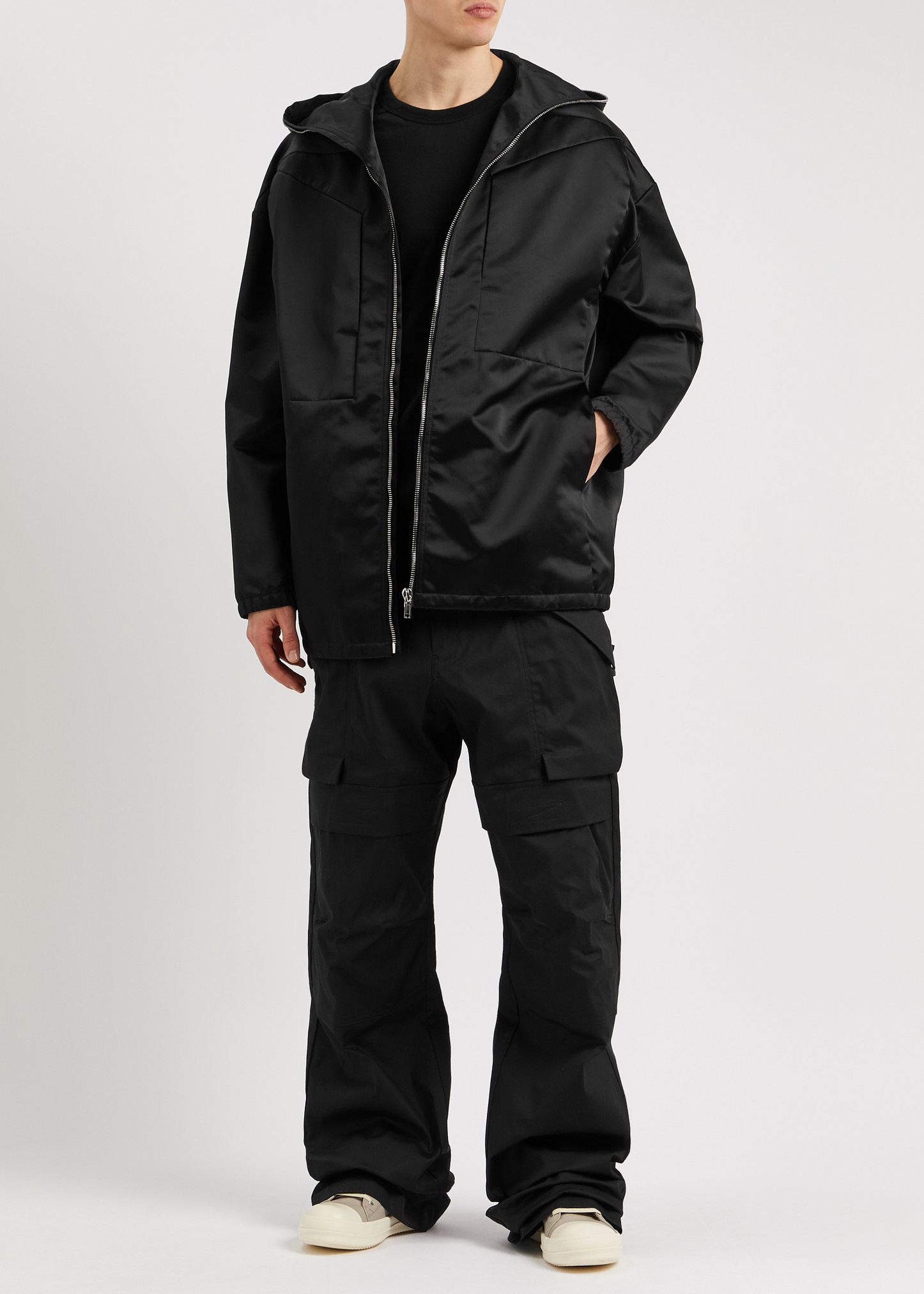 Giacco hooded nylon jacket - 4