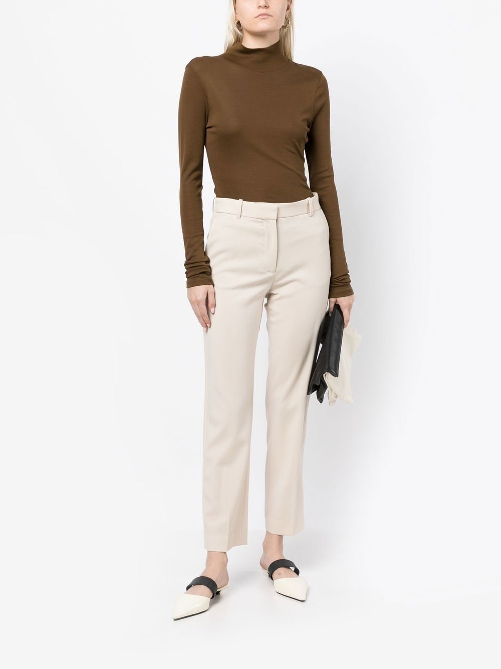 straight-leg tailored trousers - 2