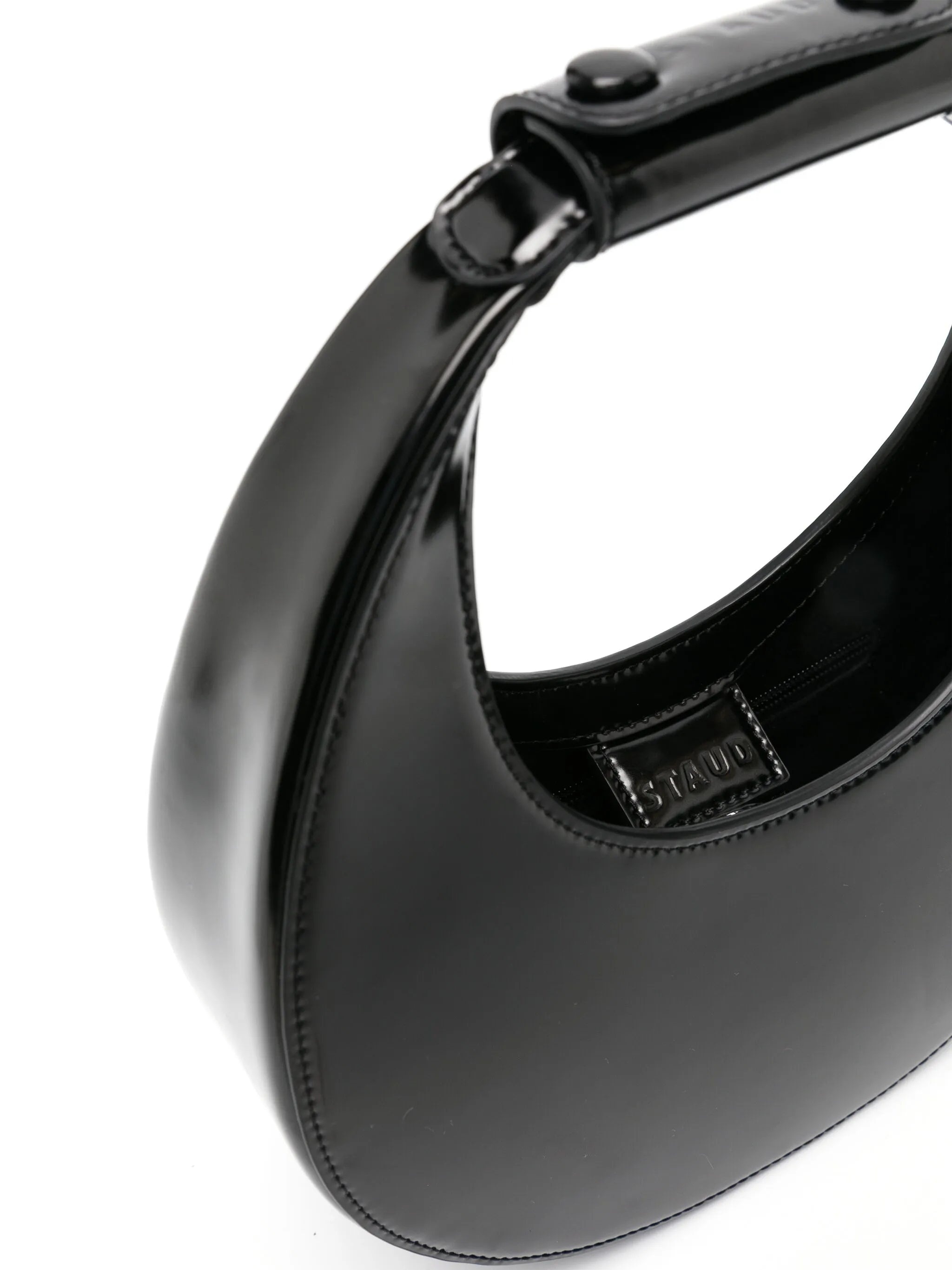 Staud Mini Moon Patent Leather Bag - 4
