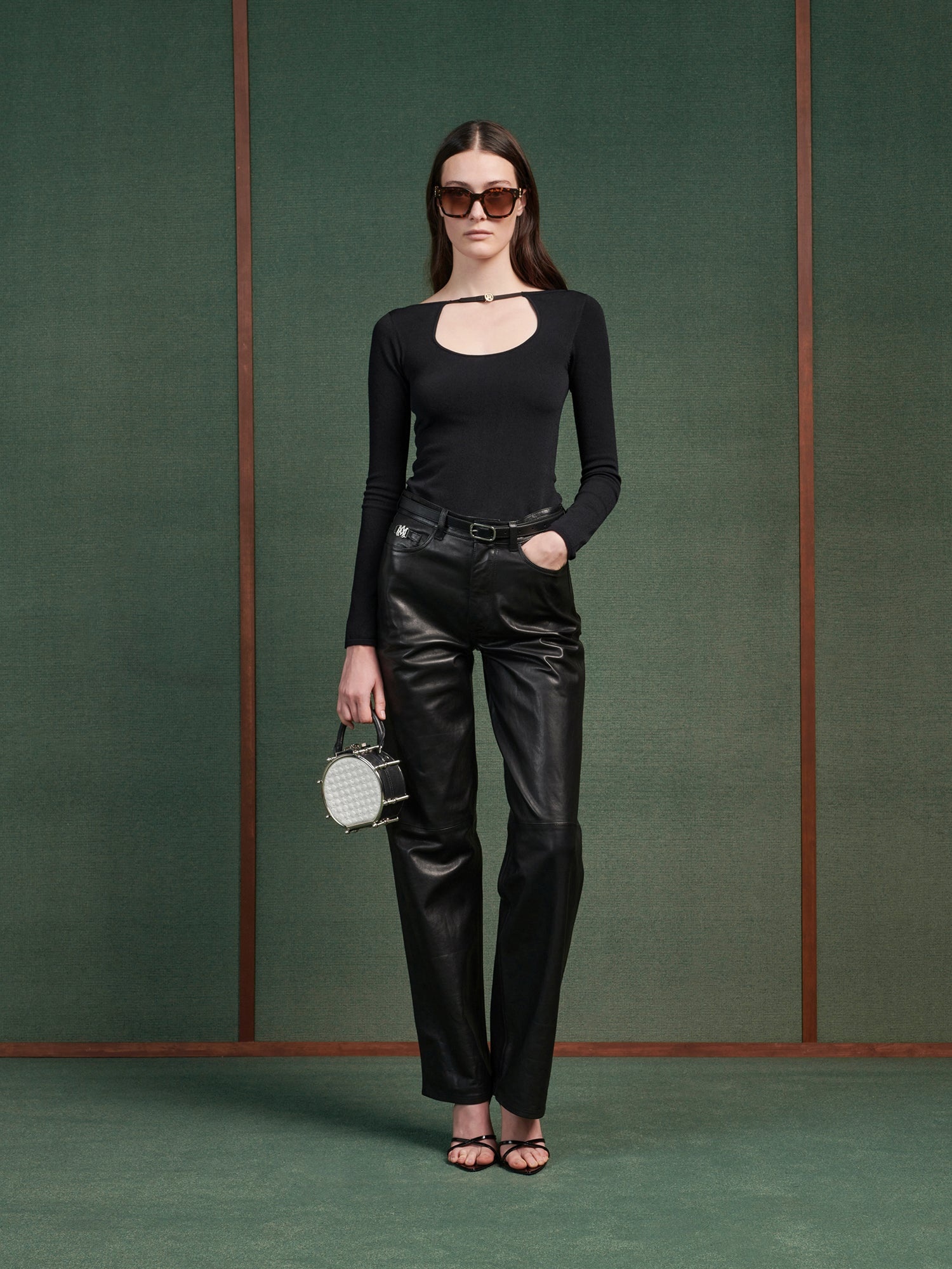 WOMEN'S LEATHER WIDE STRAIGHT - 2